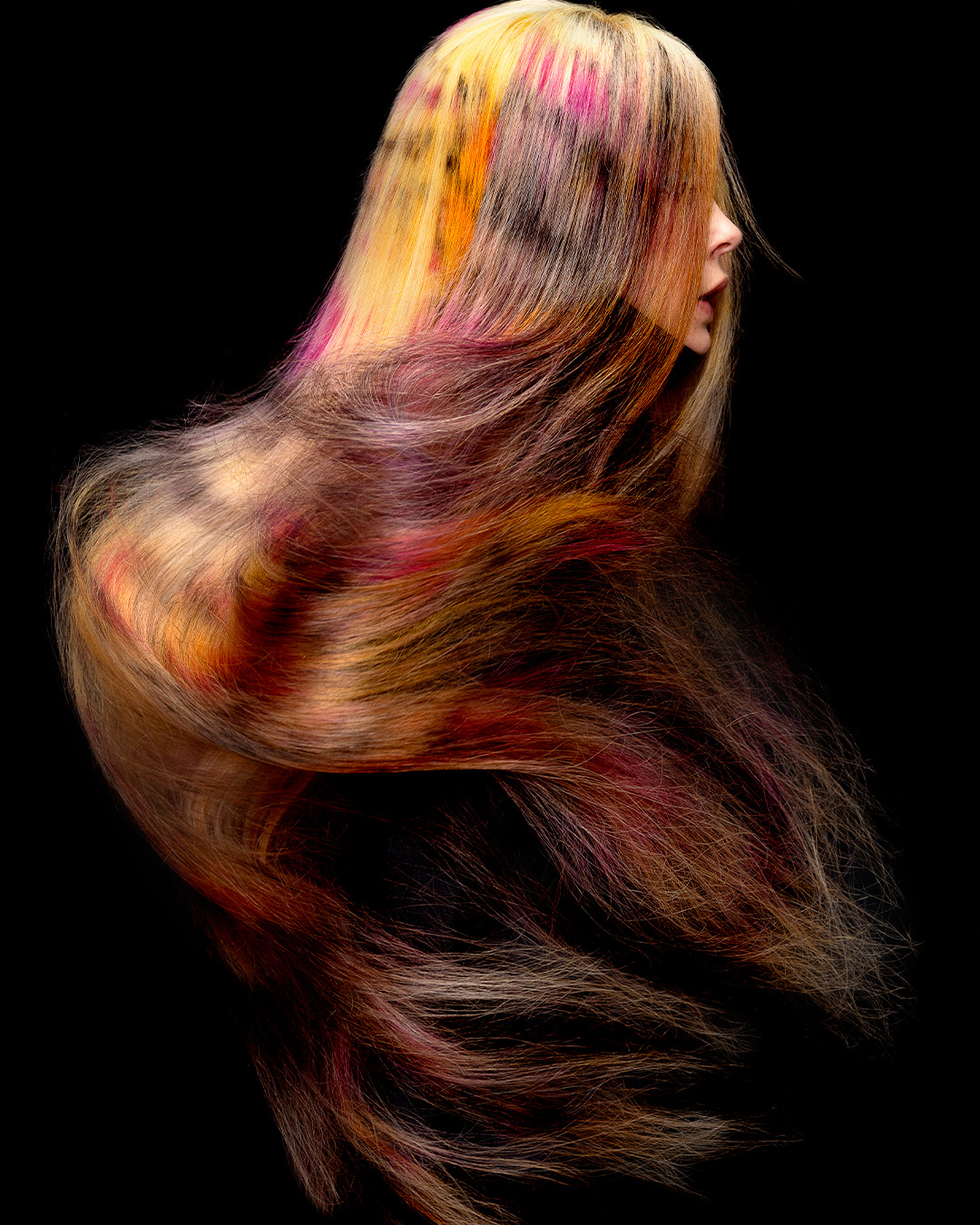 Creative Colour Long Imprinted Hair - Mark van Westerop - Vivid Silence Collection